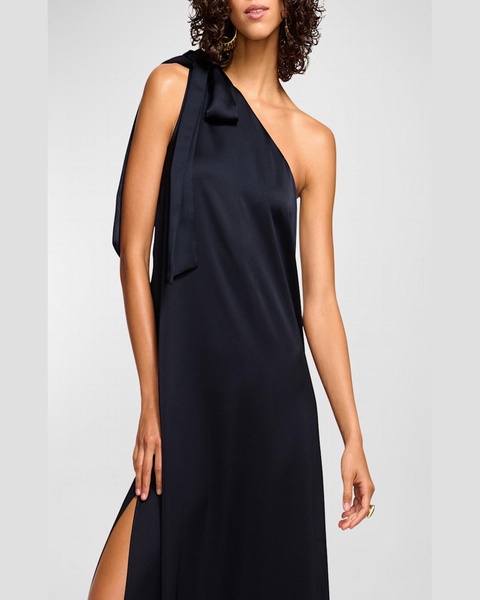 Benita Sleeveless One-Shoulder Gown