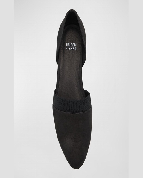 Ida Suede D'Orsay Ballerina Pumps