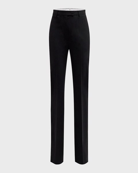 Mid-Rise Flare Trousers