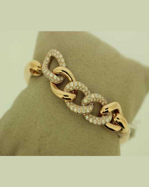 Catene 18K Rose Gold Diamond Bracelet