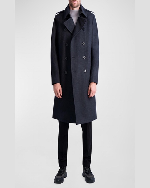 Men's Wool Trench Coat