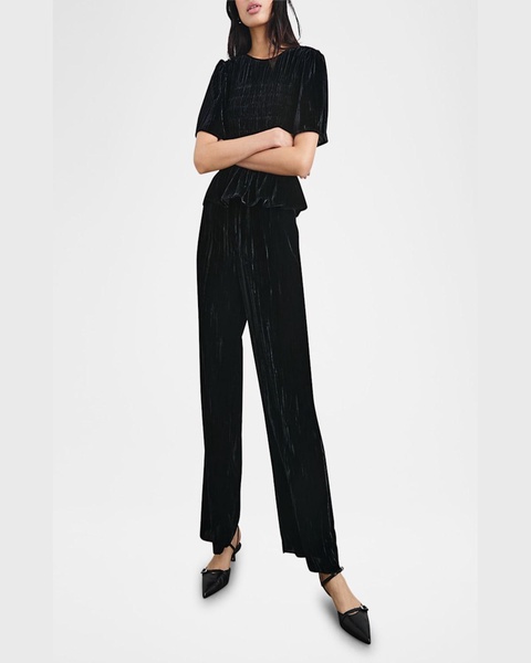 Brissa Velvet Flare Pants