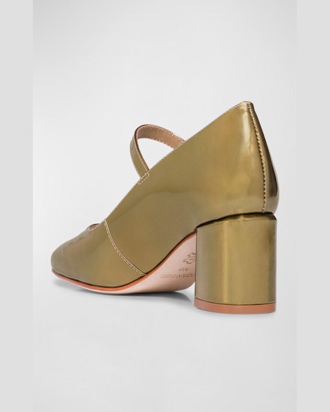 Ancona Patent Mary Jane Pumps