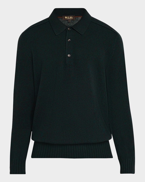 Men's Mastallone Wool Polo Sweater