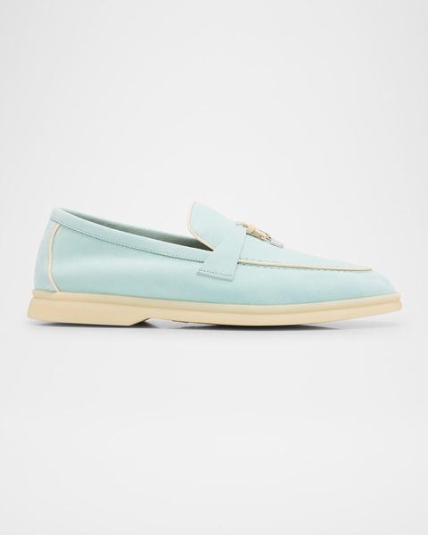 Summer Suede Charms Loafers