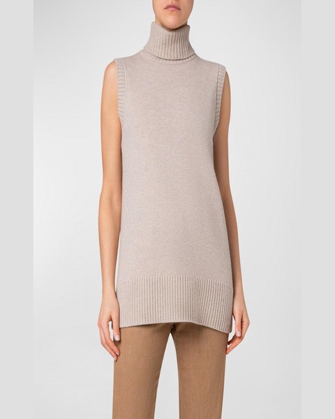 Cashmere-Blend Knit Long Sweater