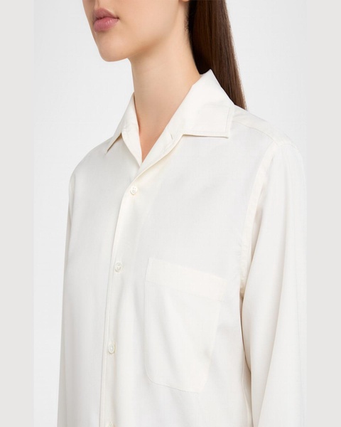 Andre Button Down Silk Blouse