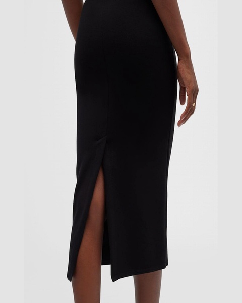 Rio Bandeau Back-Slit Midi Dress