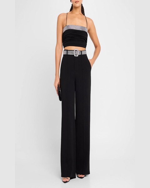 Ester Pants with Rhinestone Belt