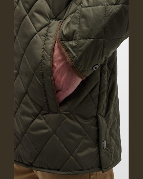 Men's Suffolk Quilted Travel Coat