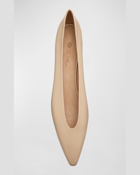 Rebecca Calfskin Ballerina Flats