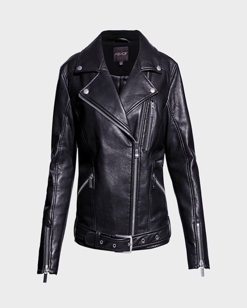 Brando Recycled Leather Boyfriend Jacket 