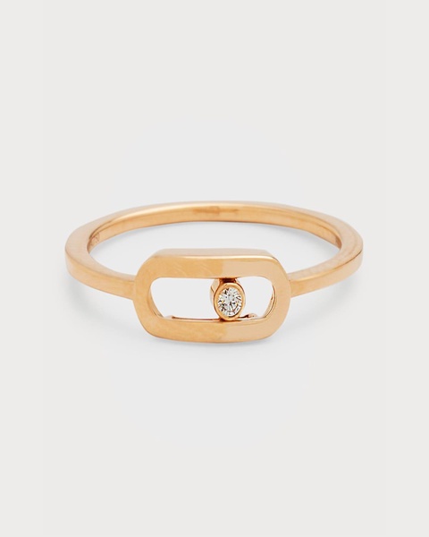 Move Uno 18K Pink Gold 1-Diamond Ring