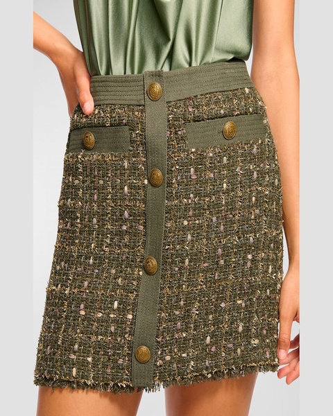 Denver Tweed Mini Skirt