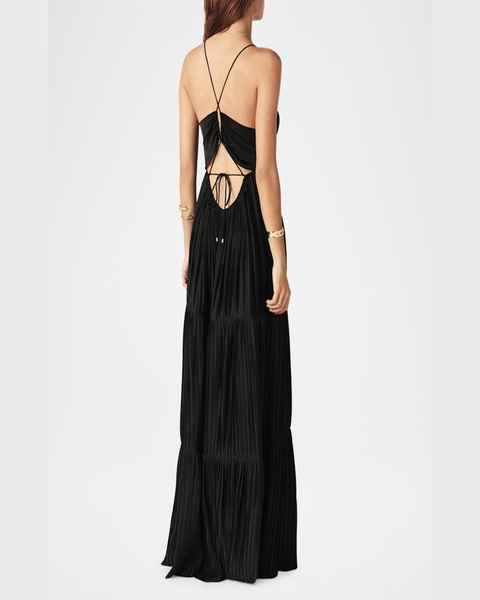 Wasta Deep-V Maxi Dress