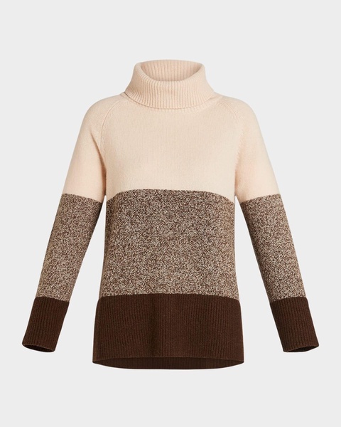 Plus Size Danilo Colorblock Turtleneck Sweater