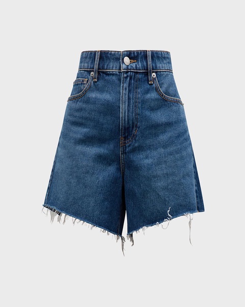 Ellis Mid-Rise Denim Shorts