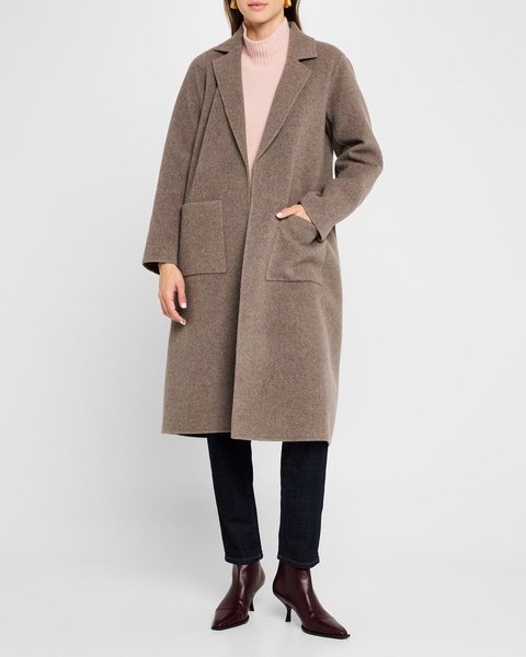 Double-Faced Brush Wool Coat