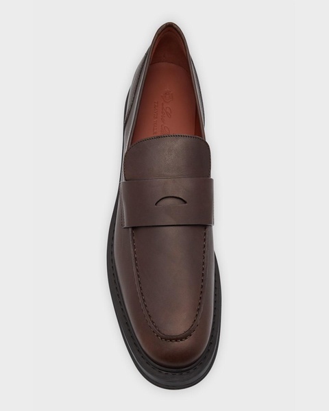 Men's Travis Leather Penny Loafers