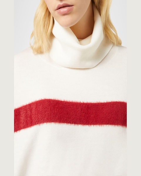 Plus Size Agrume Colorblock Turtleneck Sweater