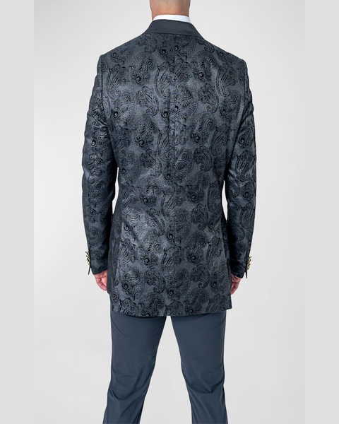 Men's Paisley Jacquard Blazer