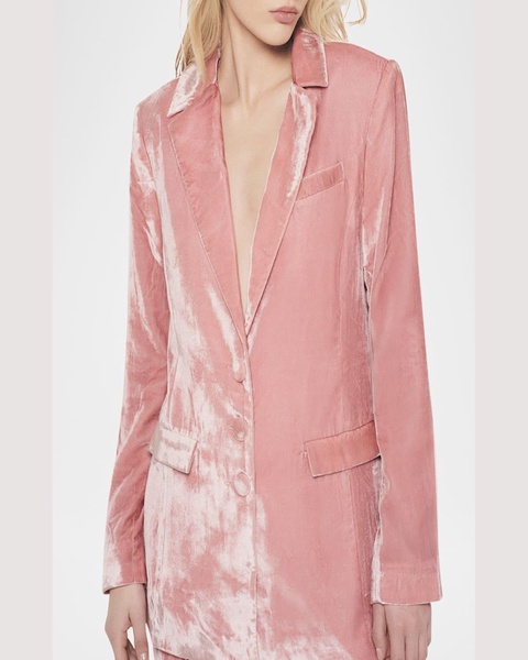 Fiona Velvet Boyfriend Blazer