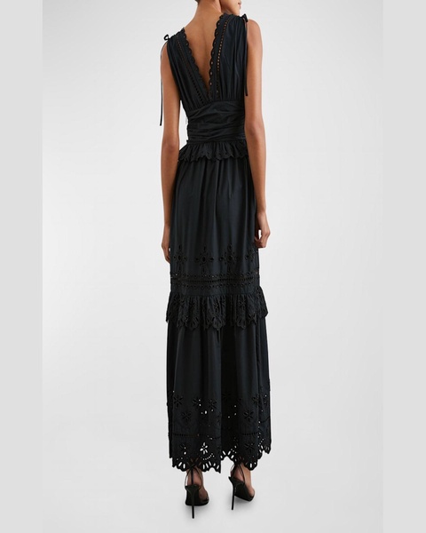 Esmeralda Embroidered Maxi Dress