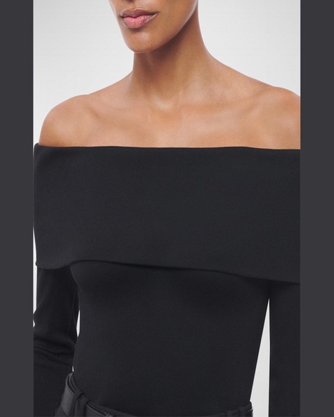 Off-Shoulder Jersey Top