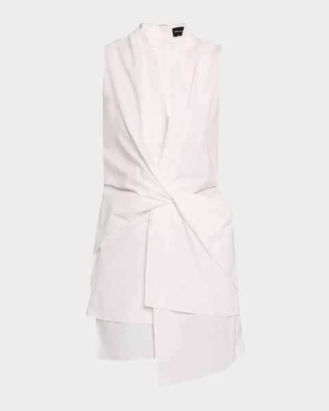 Savie Draped Layered Sleeveless Top