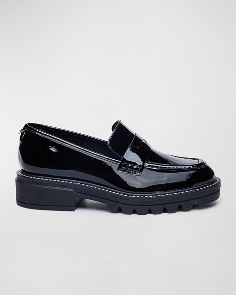 Chandler Patent Leather Penny Loafers