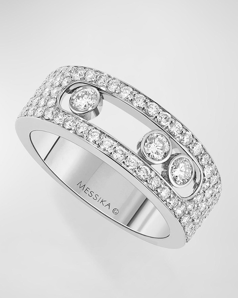 Move Joaillerie 18K White Gold Diamond Ring