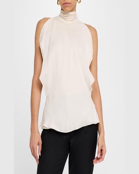 Ilana Layered Sleeveless Silk Top