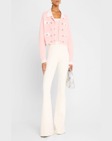 Verdell Cropped Knit Jacket