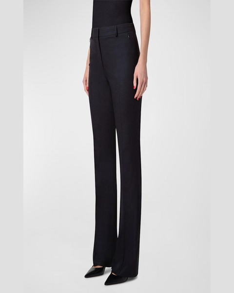 Marilyn Wool-Blend Bootcut Pants