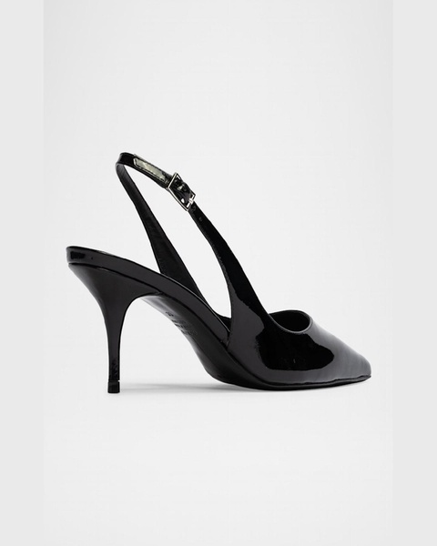 Alloy Patent Slingback Pumps