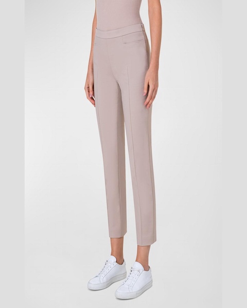 Franca Mid-Rise Cropped Pants