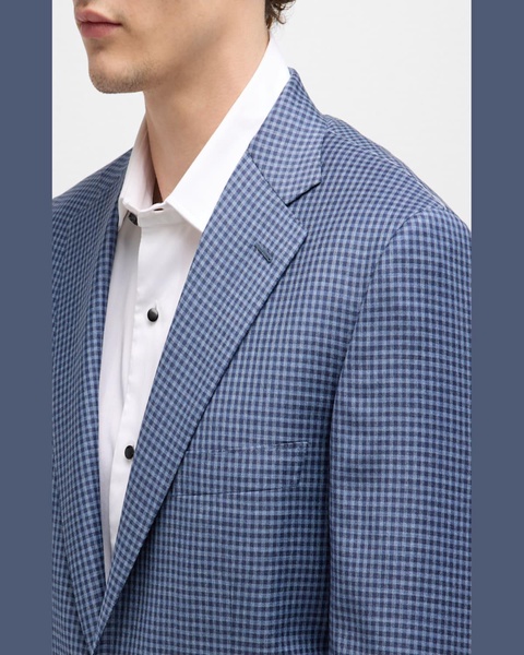 Men's Gingham Check Sport Coat