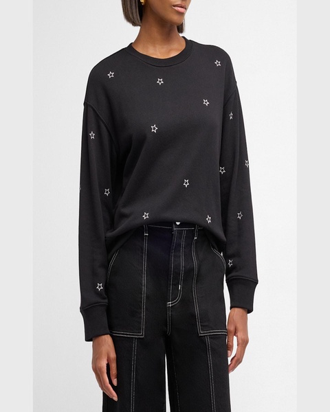 Ramona Star Embroidered Sweatshirt