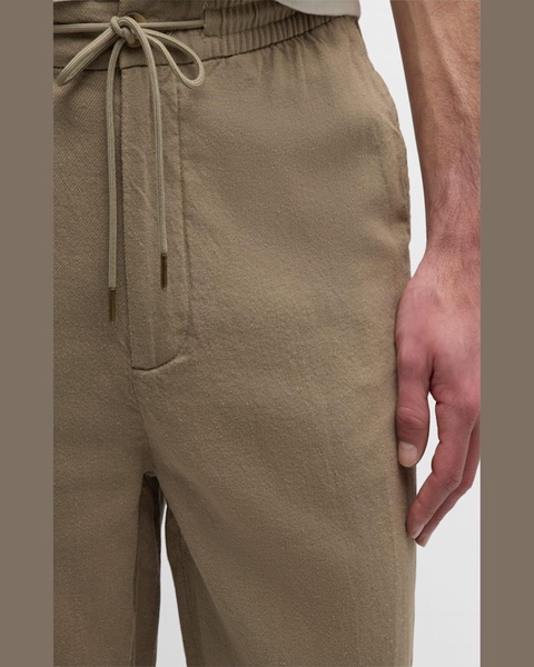 Men's Callum Cotton-Linen Drawstring Pants