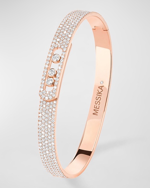 Move Noa Full Pavé Diamond Bangle Bracelet