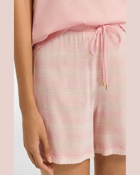 Laura Striped Short Cotton-Modal Pajama Set