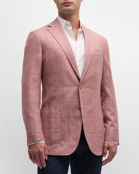 Men's Cashmere Plaid Jacket