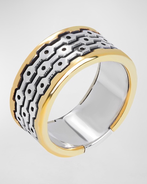 Men's Arc Textured Band Ring