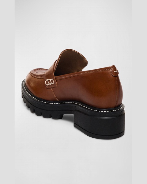 Chandler Leather Penny Loafers