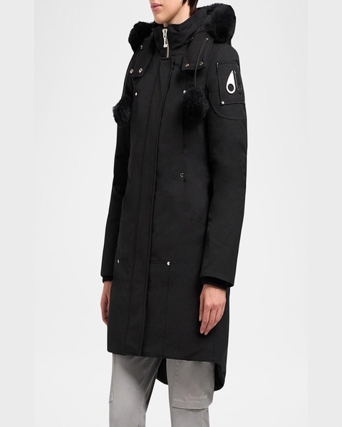 Stirling Parka Jacket w/ Shearling Trim 