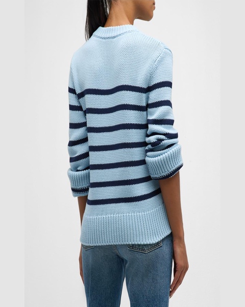 Alise Striped Cotton Sweater