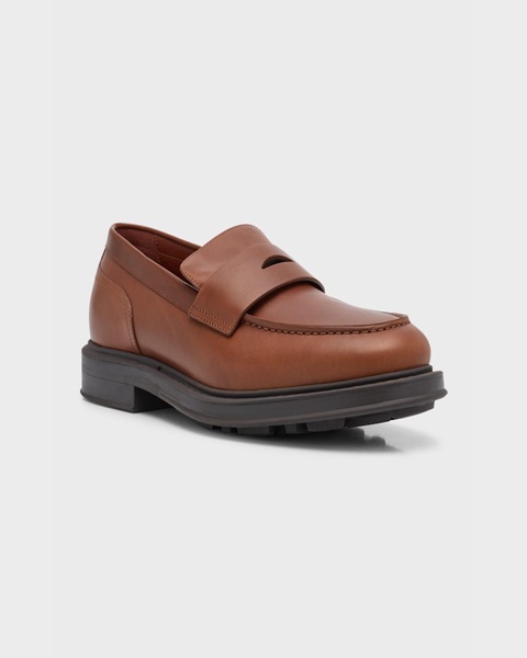 Men's Travis Leather Penny Loafers