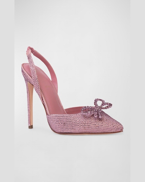 Rosalina Crystal Bow Slingback Pumps