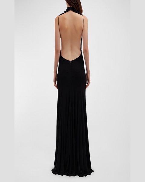 Maico Backless A-Line Gown