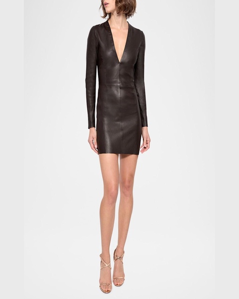 Demeter Stretch Leather Dress